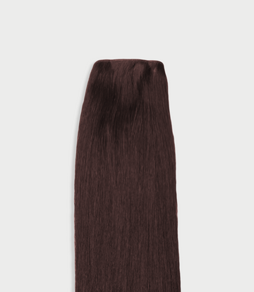 Unsichtbare Longtape Extensions in rotbraun - 35cm